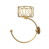 Maxbell Hand Towel Holder Bag Rustic Bath Towel Ring for Home Decor Outdoor Washroom