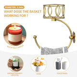 Maxbell Hand Towel Holder Bag Rustic Bath Towel Ring for Home Decor Outdoor Washroom