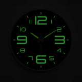 Maxbell Glow in The Dark Clock Decorative Hanging Clock for Office Dining Room Decor Style B