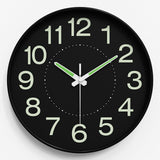 Maxbell Glow in The Dark Wall Clock 25cm Timepiece for Office Living Room Home Decor Style A