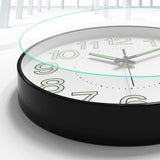Maxbell Glow in The Dark Wall Clock 25cm Timepiece for Office Living Room Home Decor Style A