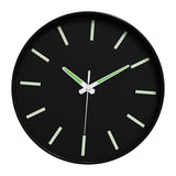 Maxbell Glow in The Dark Clock Decorative Hanging Clock for Office Dining Room Decor Style C