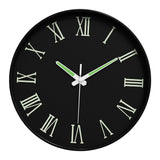 Maxbell Glow in The Dark Clock Decorative Hanging Clock for Office Dining Room Decor Style D