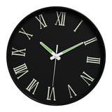 Maxbell Glow in The Dark Clock Decorative Hanging Clock for Office Dining Room Decor Style D