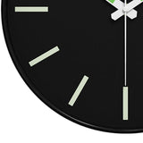 Maxbell Glow in The Dark Wall Clock 25cm Timepiece for Office Living Room Home Decor Style D
