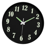 Maxbell Glow in The Dark Clock Decorative Hanging Clock for Office Dining Room Decor Style F