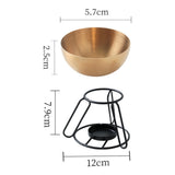 Maxbell Essential Oil Burner Modern Aroma Oil Warmer for Valentines Day Wedding
