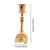 Maxbell Candle Holder Decorative Crafts Candlestick Holder for Tabletop Dinner Party Gold