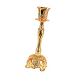 Maxbell Candle Holder Decorative Crafts Candlestick Holder for Tabletop Dinner Party Gold