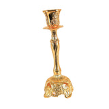 Maxbell Candle Holder Decorative Crafts Candlestick Holder for Tabletop Dinner Party Gold