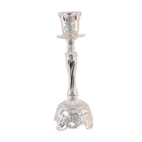 Maxbell Candle Holder Decorative Crafts Candlestick Holder for Tabletop Dinner Party Sliver