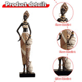 Maxbell African Women Statue Party Accent Hotel Farmhouse Home African Art Sculpture 7cmx5cmx34cm