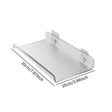Maxbell Bathroom Organizer Lightweight Cosmetic Display Shelf for Washroom Household 20x10x3.5 cm