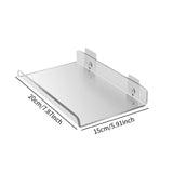 Maxbell Bathroom Organizer Lightweight Cosmetic Display Shelf for Washroom Household 20x15x3.5 cm