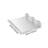 Maxbell Bathroom Organizer Lightweight Cosmetic Display Shelf for Washroom Household 20x20x3.5 cm