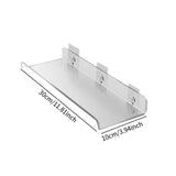 Maxbell Bathroom Organizer Lightweight Cosmetic Display Shelf for Washroom Household 30x10x3.5 cm