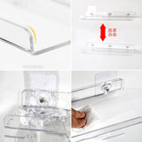 Maxbell Bathroom Organizer Lightweight Cosmetic Display Shelf for Washroom Household 30x15x3.5 cm