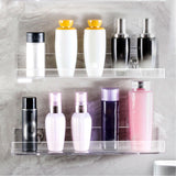 Maxbell Bathroom Organizer Lightweight Cosmetic Display Shelf for Washroom Household 30x20x3.5 cm