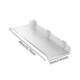 Maxbell Bathroom Organizer Lightweight Cosmetic Display Shelf for Washroom Household 40x15x3.5 cm
