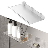 Maxbell Bathroom Organizer Lightweight Cosmetic Display Shelf for Washroom Household 40x20x3.5 cm