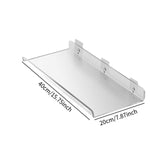 Maxbell Bathroom Organizer Lightweight Cosmetic Display Shelf for Washroom Household 40x20x3.5 cm