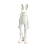 Maxbell Resin Animal Statue Cute Desktop Decor Ornament for Hotel Spring Living Room BUNNY