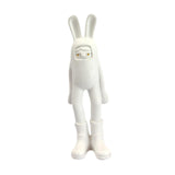 Maxbell Resin Animal Statue Cute Desktop Decor Ornament for Hotel Spring Living Room BUNNY
