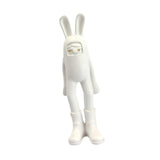Maxbell Resin Animal Statue Cute Desktop Decor Ornament for Hotel Spring Living Room BUNNY