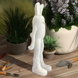 Maxbell Resin Animal Statue Cute Desktop Decor Ornament for Hotel Spring Living Room BUNNY