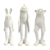 Maxbell Resin Animal Statue Cute Desktop Decor Ornament for Hotel Spring Living Room BUNNY