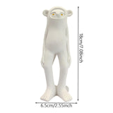 Maxbell Resin Animal Statue Cute Desktop Decor Ornament for Hotel Spring Living Room MINKY Monkey