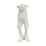 Maxbell Resin Animal Statue Cute Desktop Decor Ornament for Hotel Spring Living Room MINKY Monkey