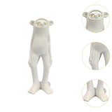 Maxbell Resin Animal Statue Cute Desktop Decor Ornament for Hotel Spring Living Room MINKY Monkey