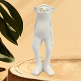 Maxbell Resin Animal Statue Cute Desktop Decor Ornament for Hotel Spring Living Room MINKY Monkey