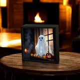 Maxbell Ghost Doll Photo Album Black Frame Ornament for Celebrations Entryway Indoor