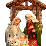 Maxbell Christmas Nativity Scene Figurine Decor Xmas Statue for Gift Closet Style A