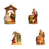 Maxbell Christmas Nativity Scene Figurine Decor Xmas Statue for Gift Closet Style A