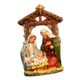 Maxbell Christmas Nativity Scene Figurine Decor Xmas Statue for Gift Closet Style A