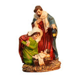 Maxbell Christmas Nativity Scene Figurine Decor Xmas Statue for Gift Closet Style B