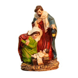 Maxbell Christmas Nativity Scene Figurine Decor Xmas Statue for Gift Closet Style B
