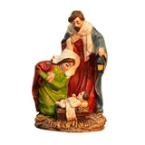 Maxbell Christmas Nativity Scene Figurine Decor Xmas Statue for Gift Closet Style B