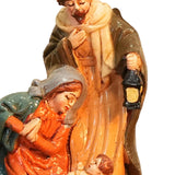 Maxbell Christmas Nativity Scene Figurine Decor Xmas Statue for Gift Closet Style D