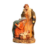 Maxbell Christmas Nativity Scene Figurine Decor Xmas Statue for Gift Closet Style D