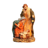Maxbell Christmas Nativity Scene Figurine Decor Xmas Statue for Gift Closet Style D