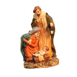 Maxbell Christmas Nativity Scene Figurine Decor Xmas Statue for Gift Closet Style D
