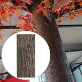 Maxbell Simulation Bark Cover Multipurpose Ornament Pipe Cover for Home Floor Indoor 30cmx100cm