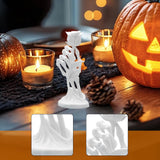 Maxbell Halloween Skeleton Hand Holding Rose Statue for Table Centerpiece Shelf Desk