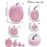 Maxbell 7 Pieces Fall Artificial Pumpkins Decoration for Festive