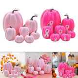 Maxbell 7 Pieces Fall Artificial Pumpkins Decoration for Festive