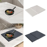 Maxbell Countertop Storage Moving Slider Sliding Coffee Tray Mat for Toaster Blender White